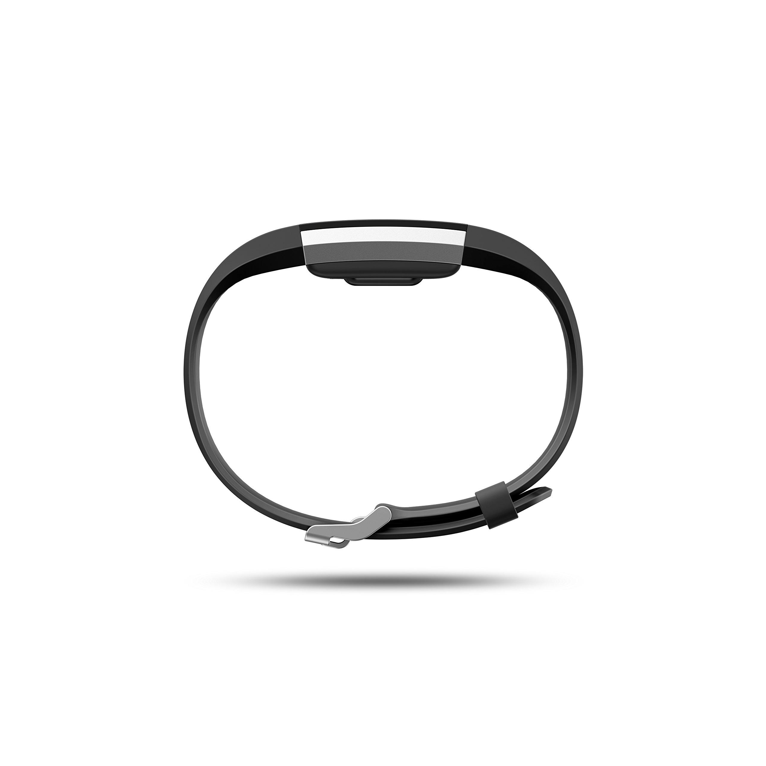 Fitbit Fitbit Charge 2 Heart Rate + Fitness Wristband, Black, Large (US Version), 1 Count