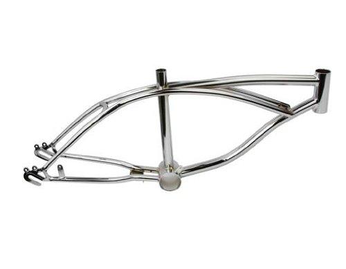 Alta Alta 16" Steel Bicycle Lowrider Bike Frame, Multiple Colors (Chrome)