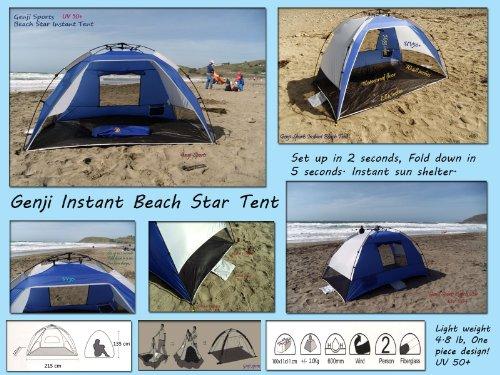 Genji Sports Genji Sports Instant Beach Star Tent, Blue