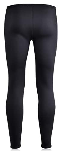 REALON REALON Wetsuit Pants Men Womens Wet Suits Swim Tights 3mm Neoprene Swimming Leggings 2mm Long Diving Surfing Kayak Pant Keep Warm for Workout Scuba Snorkeling Canoeing Water Sports (M)