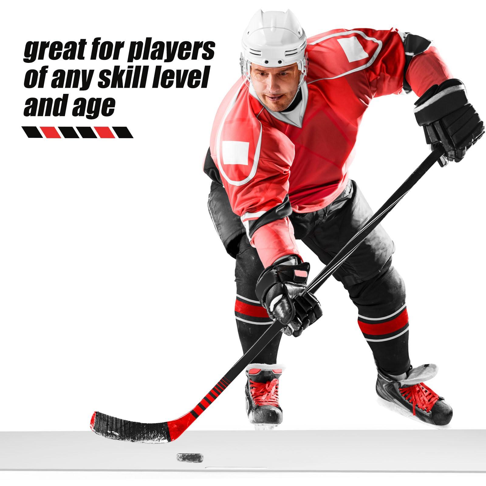 Timgle Timgle 30"x60" Hockey Shooting Pad Heavy Duty Synthetic Ice Mat for Stick Handling, Passing & Shooting Practice Simulates Real Ice Surface, Portable & Weatherproof Off-ice Training for Street Hockey