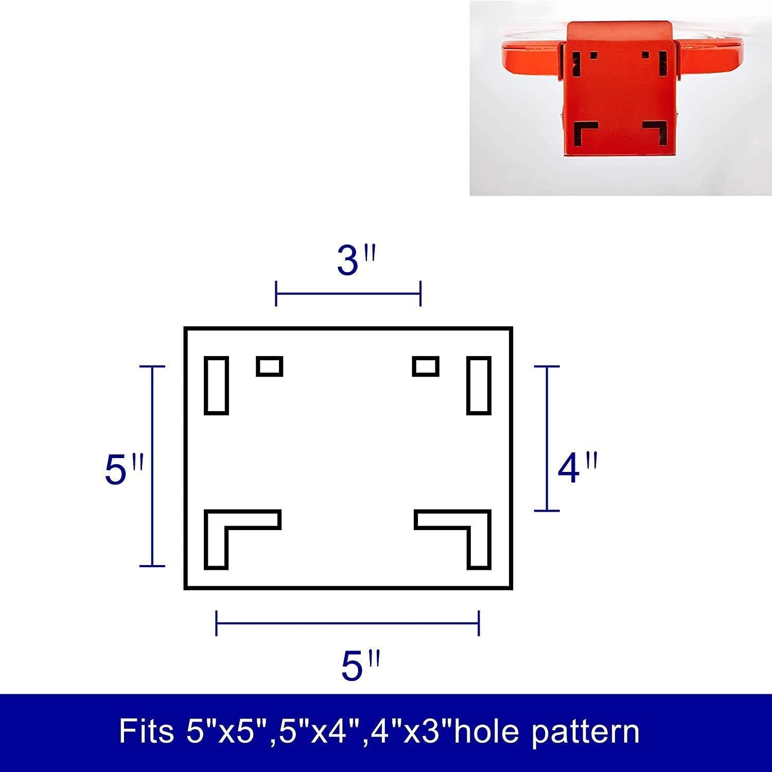 Katop Katop Breakaway Basketball Rim, Heavy Duty Triple Springs Basketball Rim Replacement with Nylon Net Indoor and Outdoor, Standard Goal Reinforced Mounting Bracket Fit Most Size Backboards