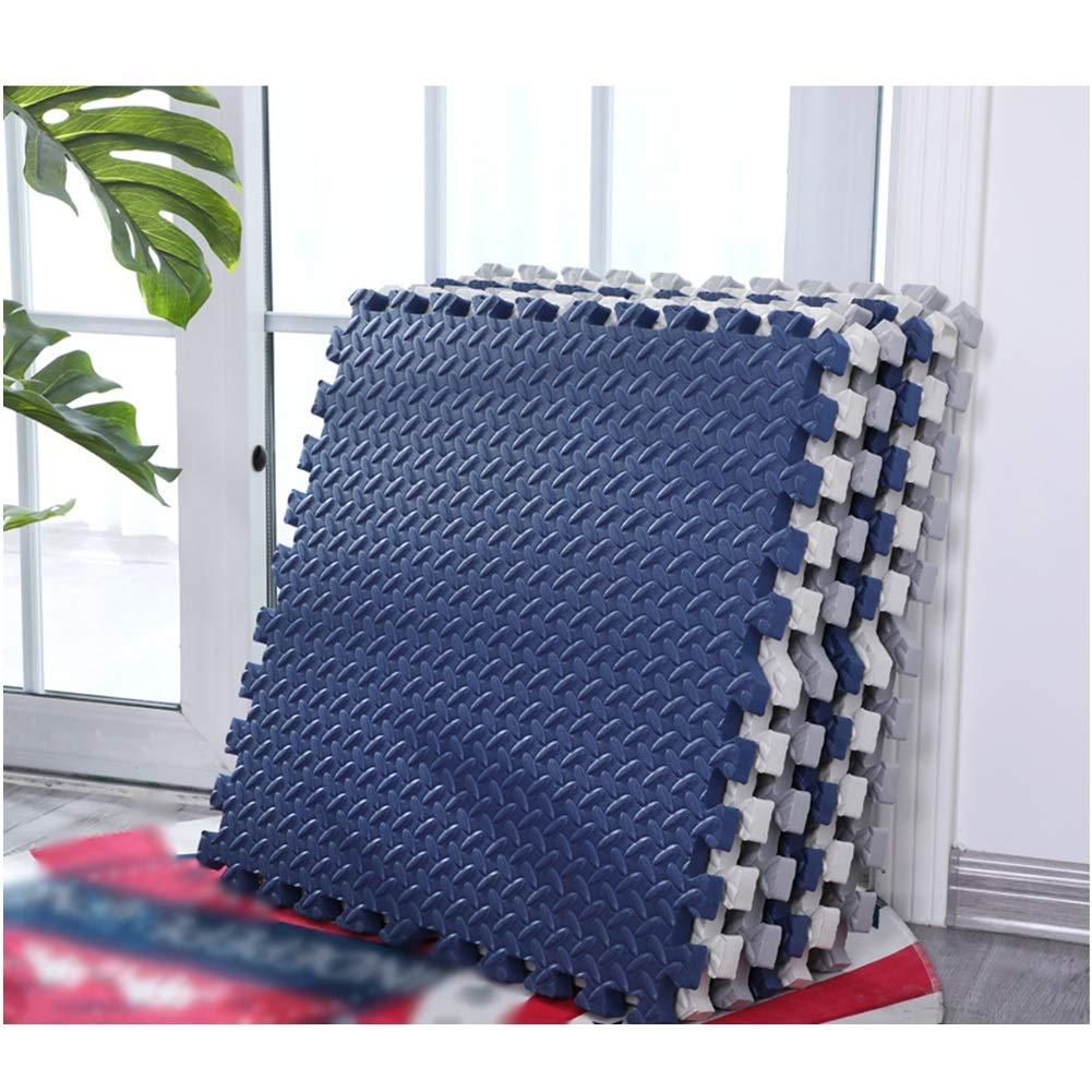 ALGFree-Foam Floor Tiles ALGFree Foam Puzzle Mat Interlocking Foam Floor Mats Odorless Cuttable Splice Kindergarten Nursery, 4 Colors, 3 Sizes (Color : D, Size : 30x30x2.5cm 16pcs)