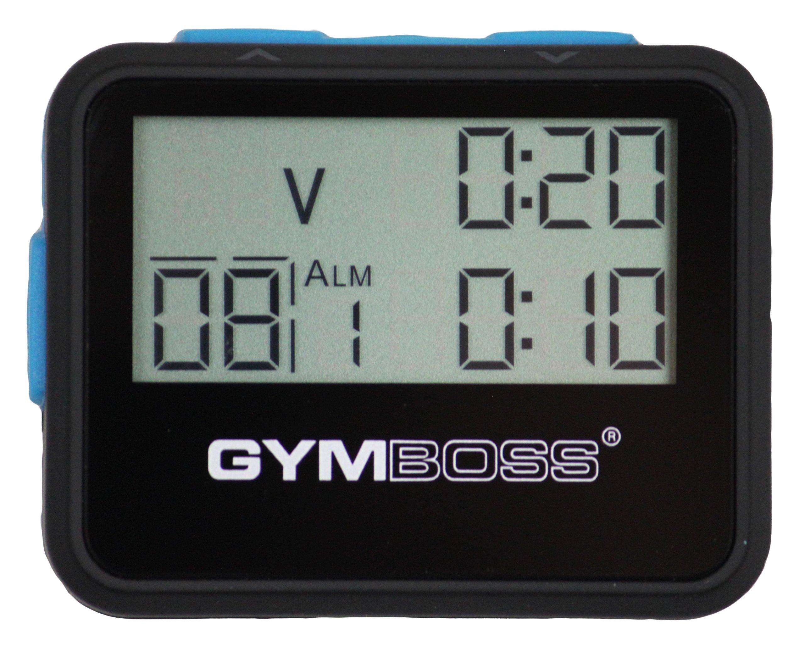 Gymboss Gymboss Interval Timer and Stopwatch - Black / Blue SOFTCOAT