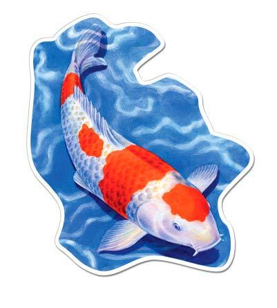 GT Graphics GT Graphics Koi Fish - 20" - Large Size Vinyl Sticker - Outdoor Indoor Decor