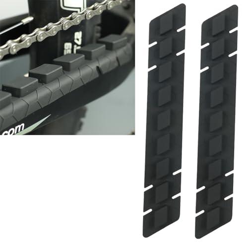 BESNIN BESNIN Bike Chainstay Protector 2pcs MTB Silicone Chain Stay Frame Guard Protect Your Bike Frame for Most Bicycle