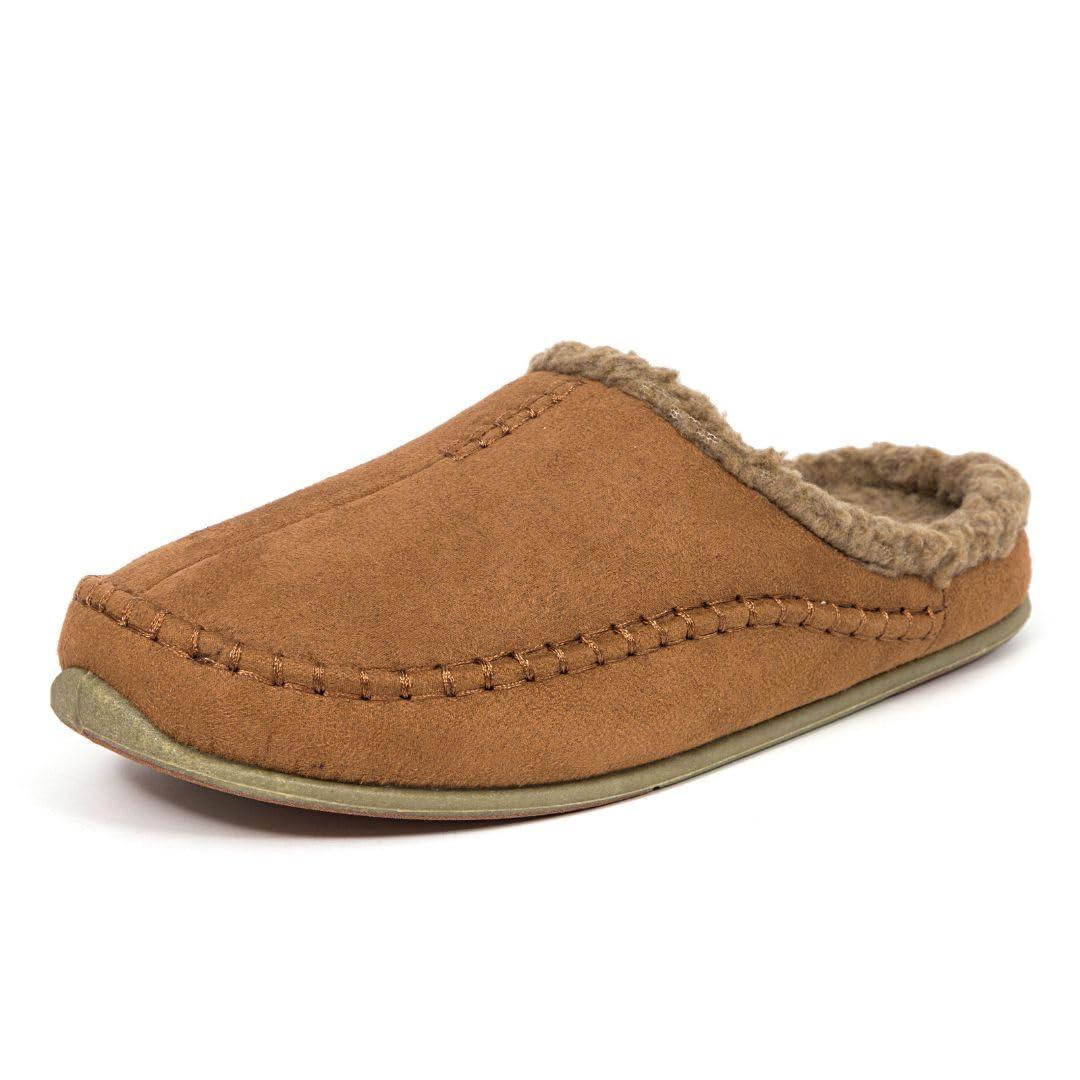 Deer Stags Deer Stags Unisex Nordic Microsuede Slipper / Chestnut / Men's 16 US / Medium