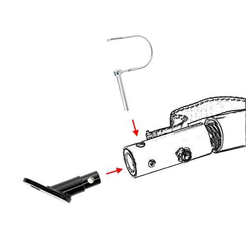 Biange Biange Bike Trailer Hitch Connector, Cycling Adapter Accessories (2 Pack, Black)