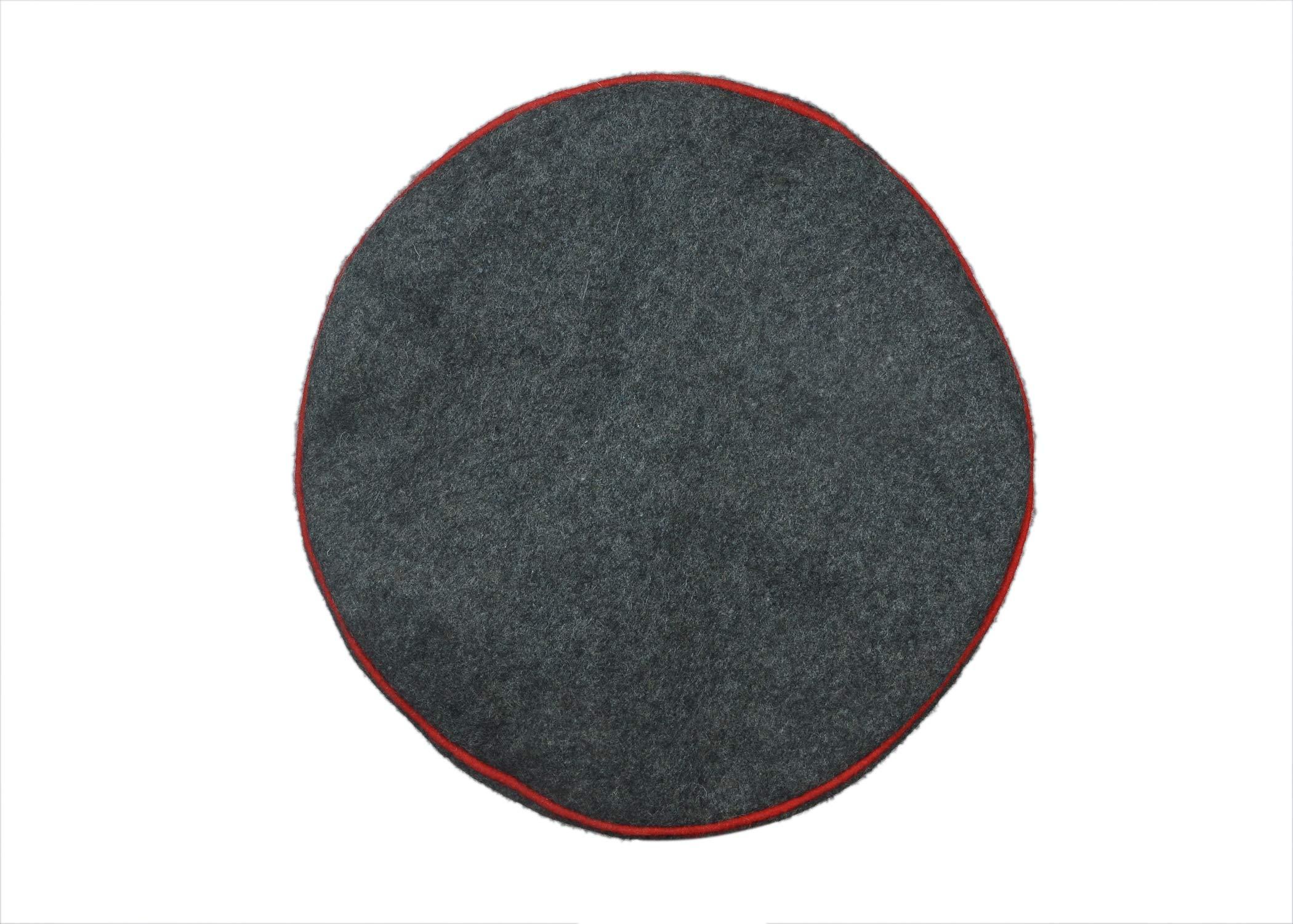 Warcraft Exports Warcraft Exports German Reproduction Kratzchen Feldmutzen Field Cap M1907 Monarchy Empire Uniform Cap (60 CM) Grey Red