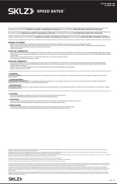 SKLZ SKLZ Speed Gates for Sports and Athletic Speed Training, yellow