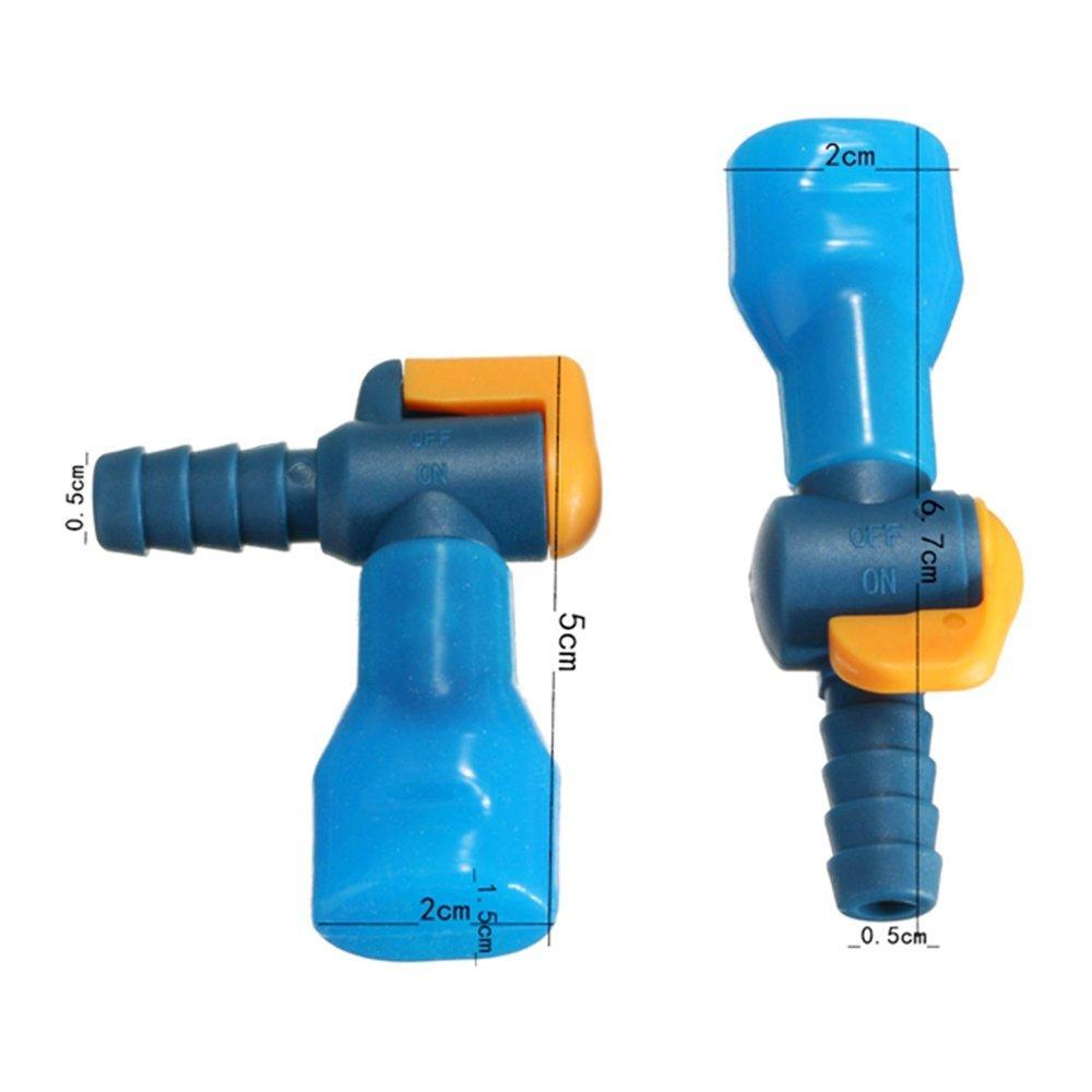 J.CARP J.CARP Cleaning Kit with ON-Off Switch Bite Valve Tube Nozzle Replacement for Hydration Pack Bladder