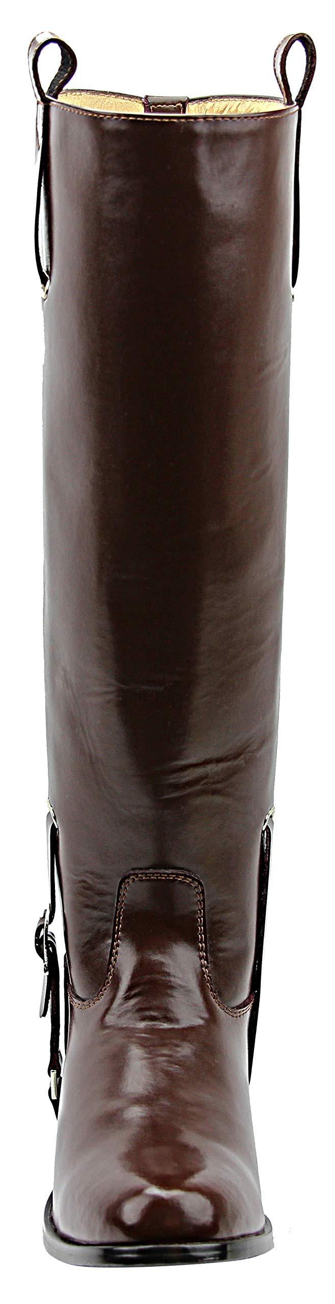 Hispar Hispar Mens Man Dignity Dress Dressage Horse Riding Boots Stylish Fashion Equestrian Pull On - Bown 10.5 Regular Calf