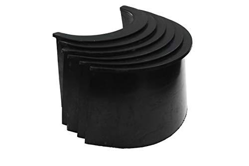BornWinner BornWinner 3-Inch Rubber Pocket Liner for Pool Table (Set of 6)
