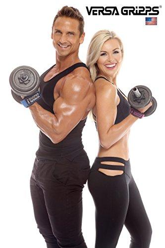 Versa Gripps Versa Gripps® PRO Authentic. The Best Training Accessory in The World. Made in The USA (XL-Blue)