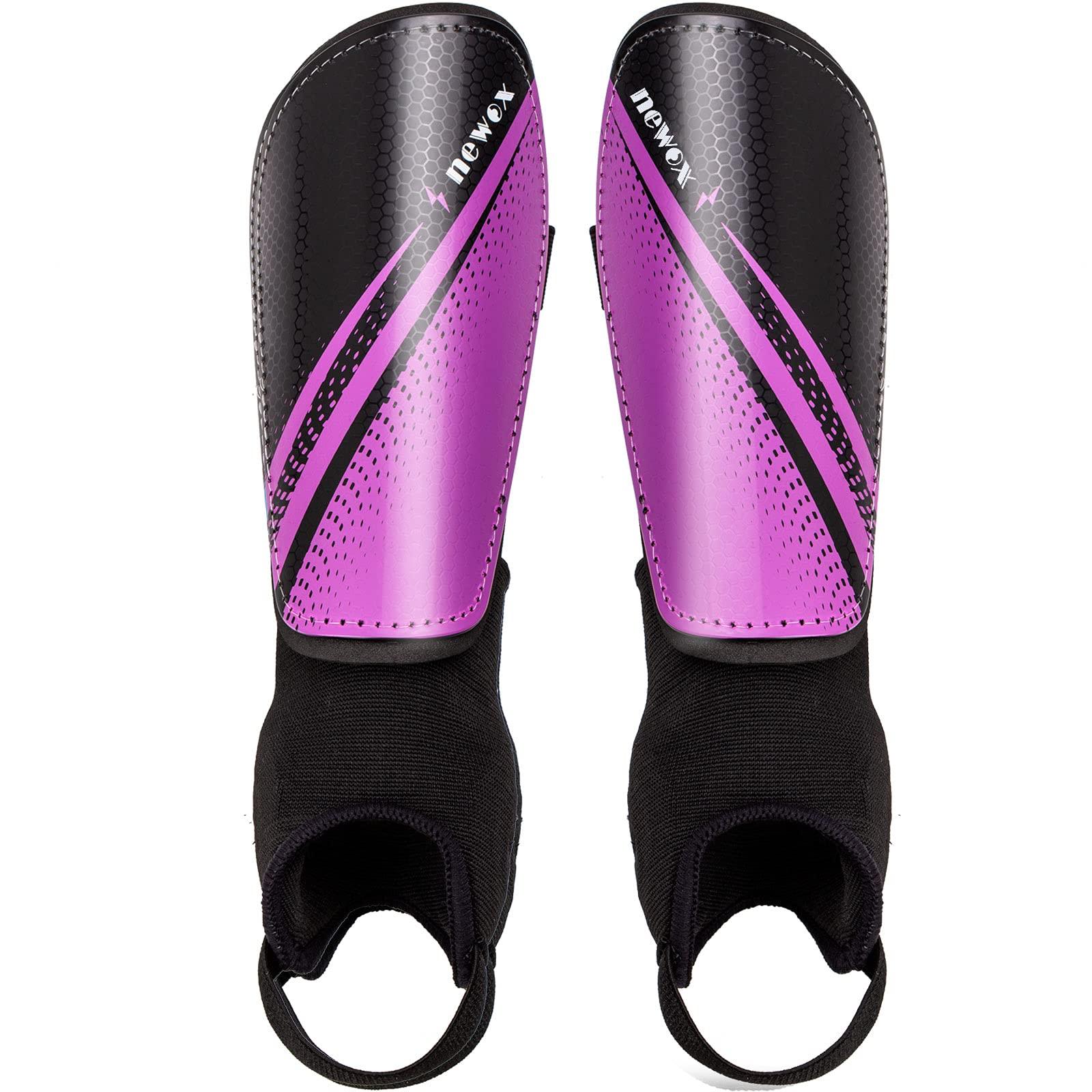newox newox Soccer Shin Guards Kids Youth - Shin Pads Protection Boys Shin Guards Soccer Youth - Soccer Shin Guards for Kids 3-15 Years Old Girls Boys