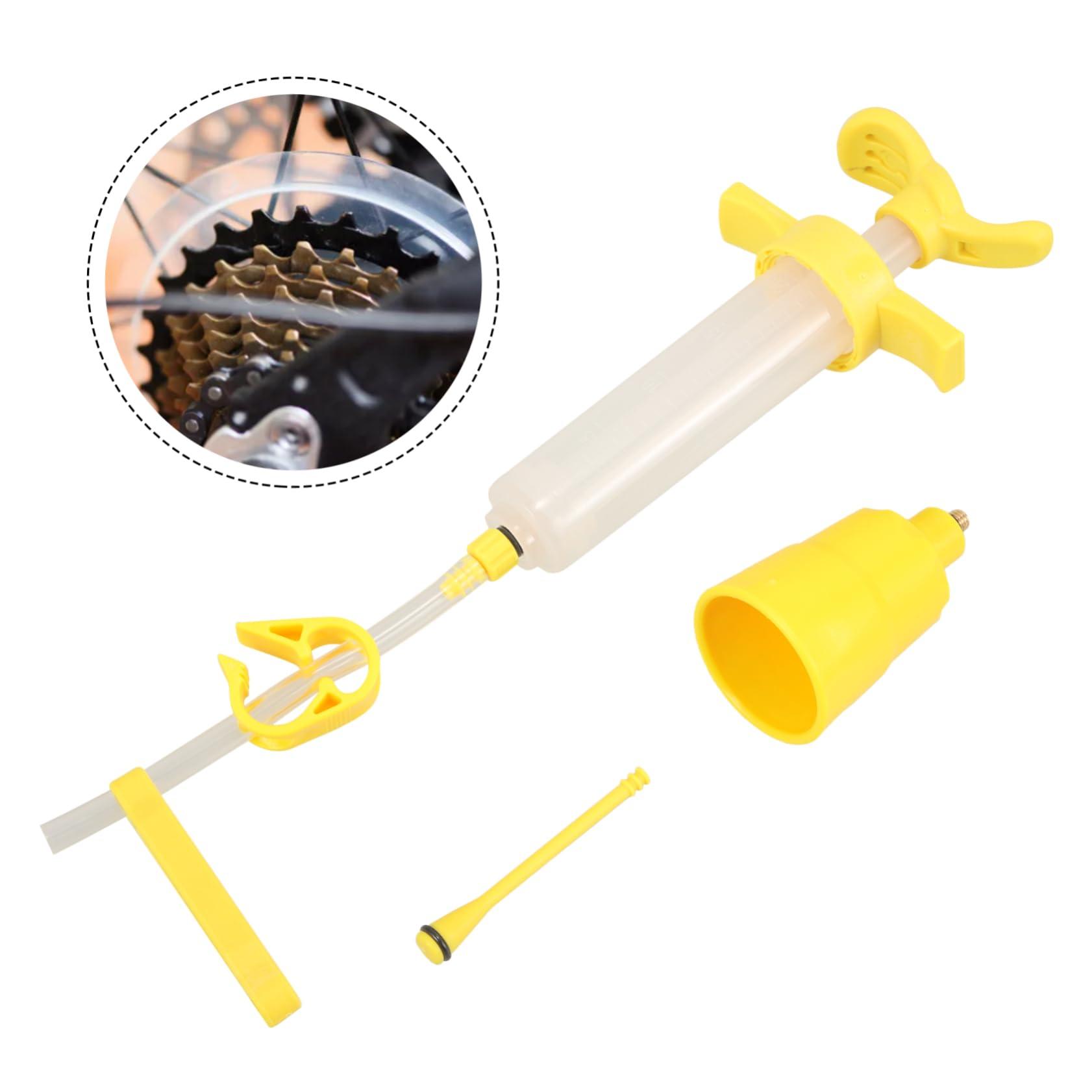 BESPORTBLE BESPORTBLE 1 Set Oil Pan Oil Change Tool Air Bike Mineral Bicycle Brake Bleeding Tools Bike Brake Oiling Tools Bicycle Brake Bleed Kit Disc Brake Bleed Tools Bike Bleed Kit Plastic