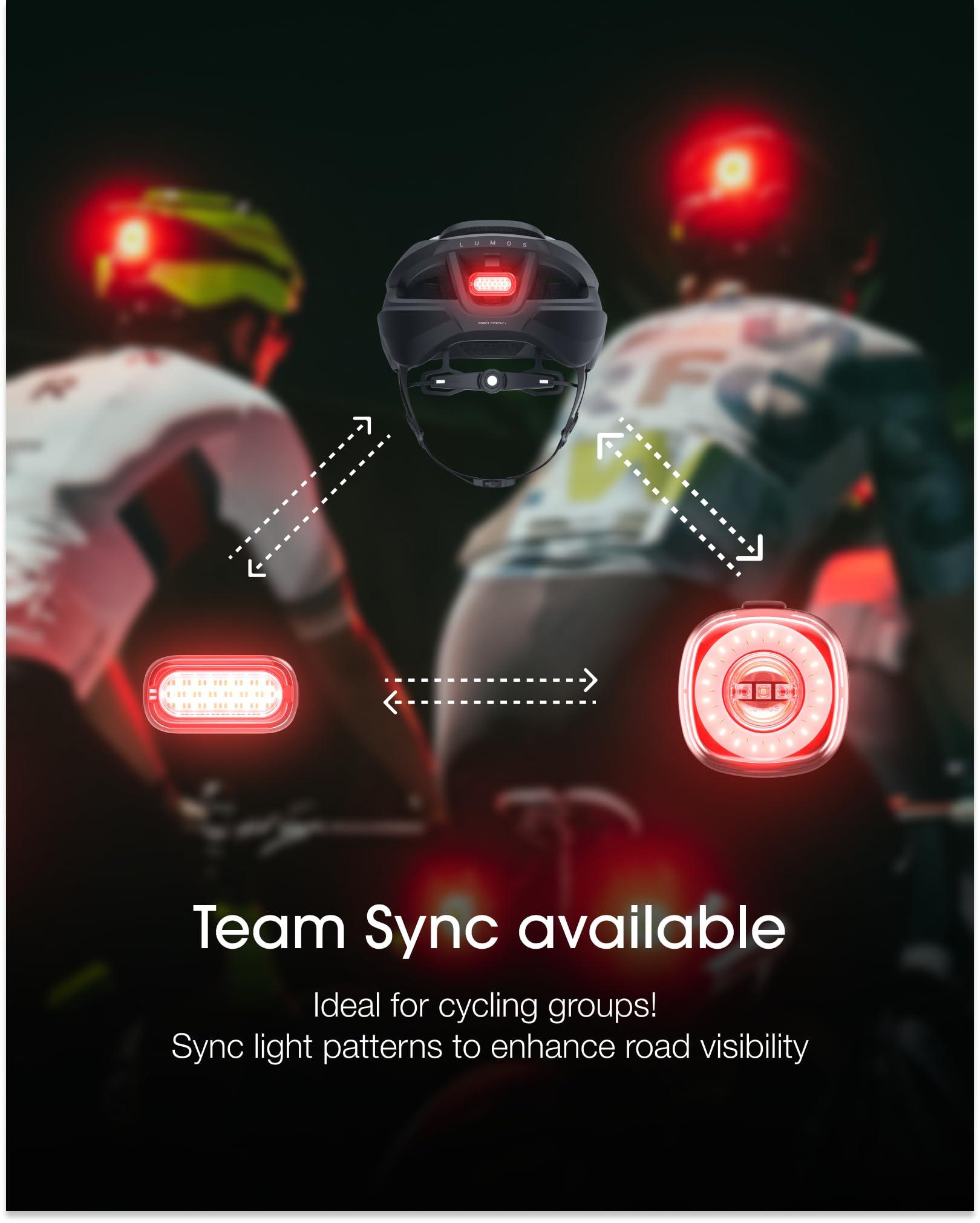 Lumos Lumos Ultra E-Bike Helmet(Metal Grey,Non-MIPS,Size M-L) & Winter Liner & Signal Light Kit(Firefly Mini - 4 Pack & Remote Control & Turn Signal Mount) & Handlebar-End Mounts