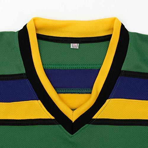 EHCSROP Youth Mighty Ducks Movie Shirts Ice Hockey Jersey (Small, 33 Goldberg Green)