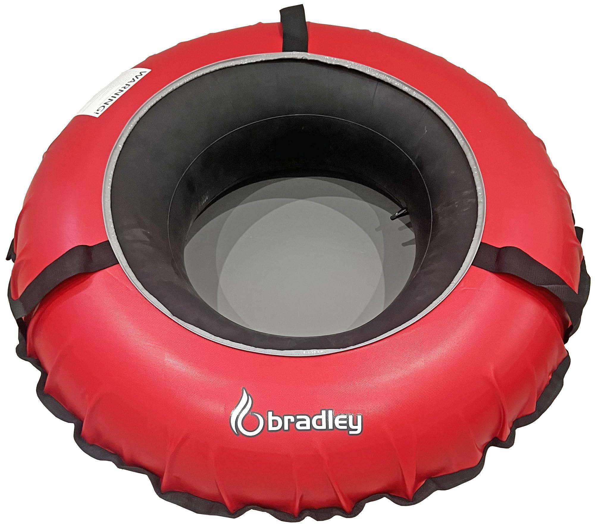 Bradley Pack of Two Bradley Heavy Duty Tubes for Floating The River; Whitewater Water Tube; Rubber Inner Tube with Cover for River Floating; Linking Tandem River Tubes; River raft Tube Red