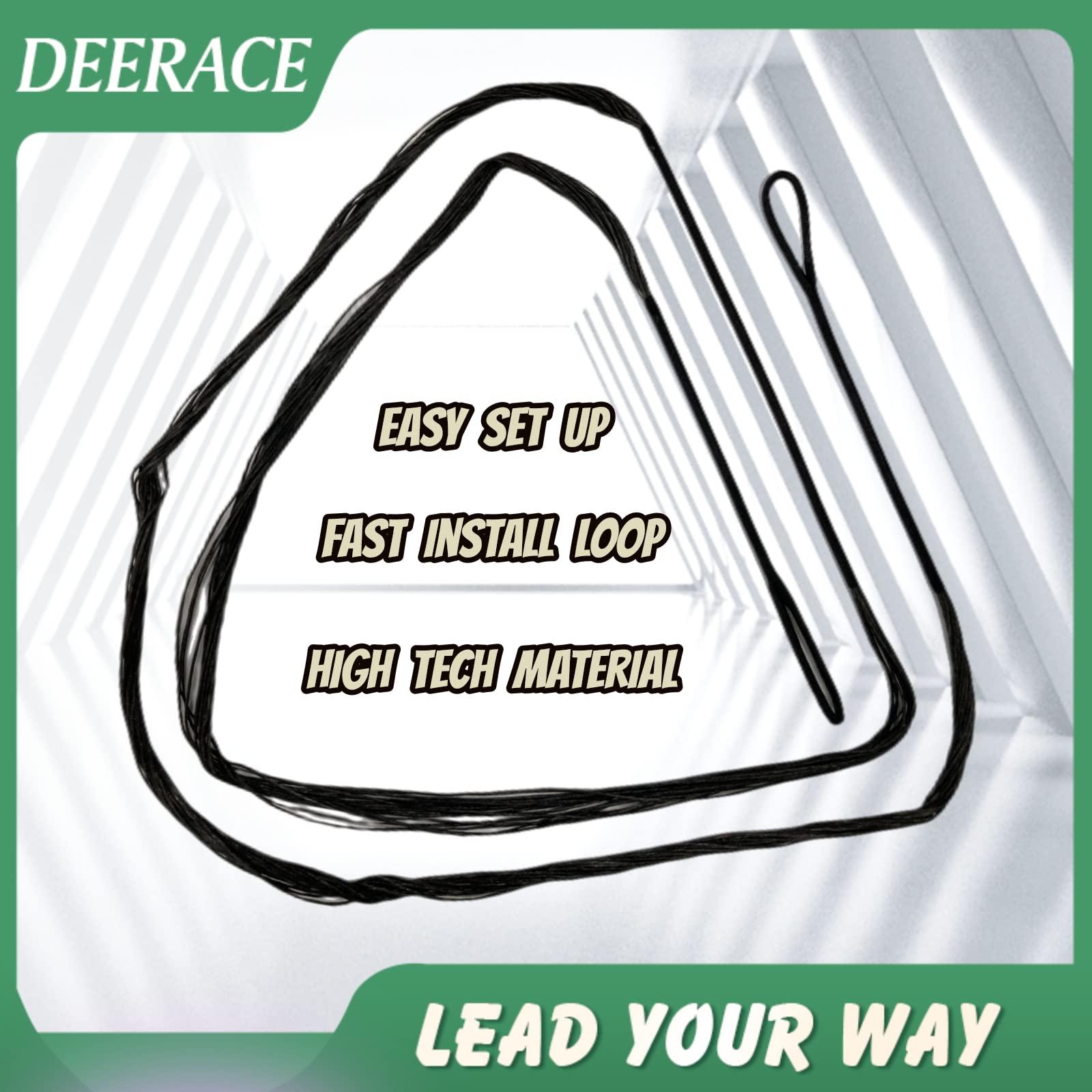 DEERACE DEERACE Traditional Recurve Bow String, AMO 58' (Actual Length 54'), 16 Strands (Recommended for up to 65 lbs)
