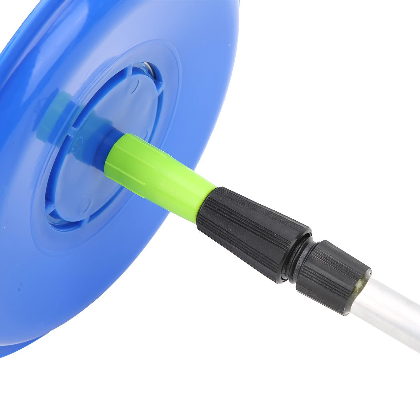 Yuecoom Bait Tray Plastic Aluminum Alloy Magnetb Bait Tray Strong Durable Magnetic Fishing Accessories with Ground Plug for Outdoor Fishing Blue and Green(Blue)