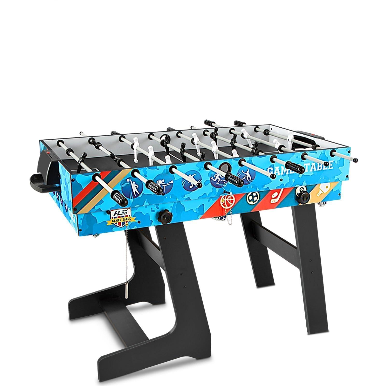 AHHC Multi Game Table 5-in-1 Combo Game Table, 5 Games with Hockey, Billiards, Table Tennis, Foosball and Basketball