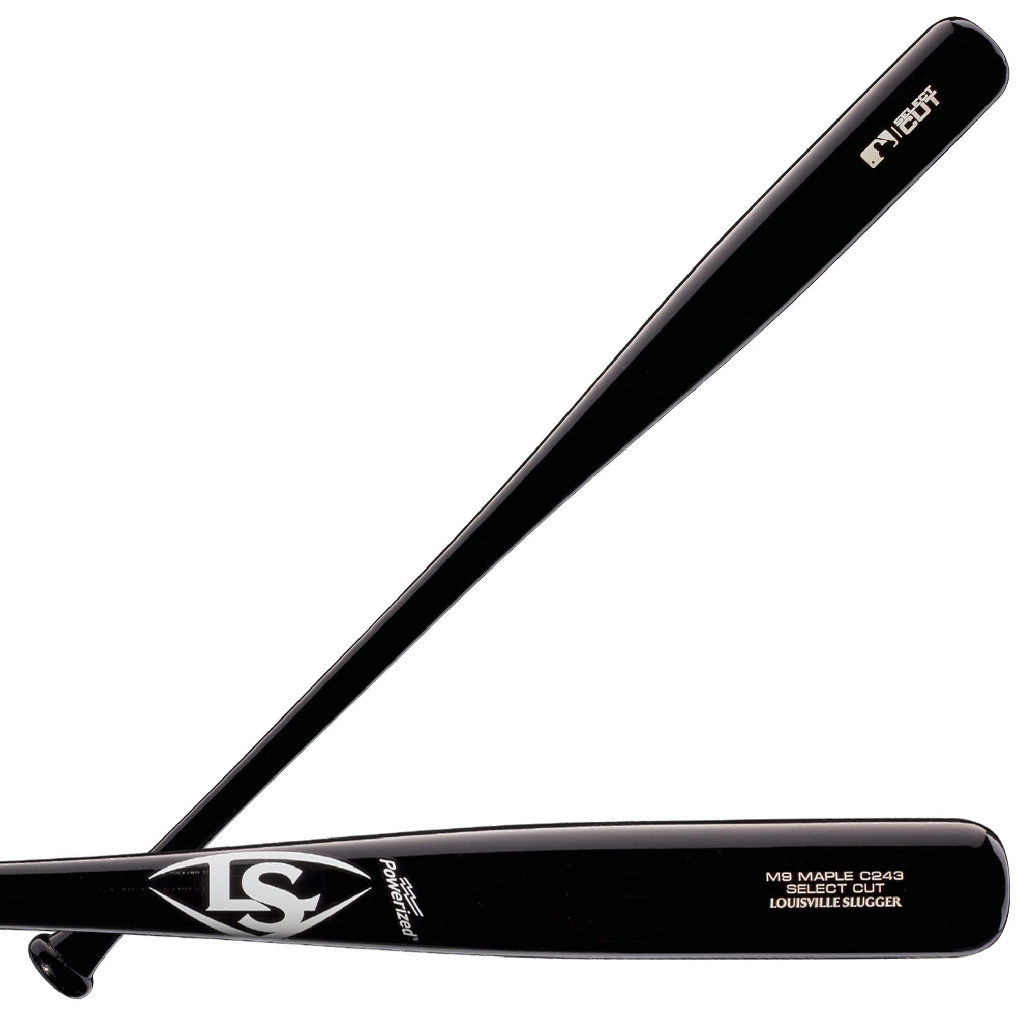 Louisville Slugger Louisville Slugger Select Cut M9 C243 Maple Baseball Bat - 32,Black