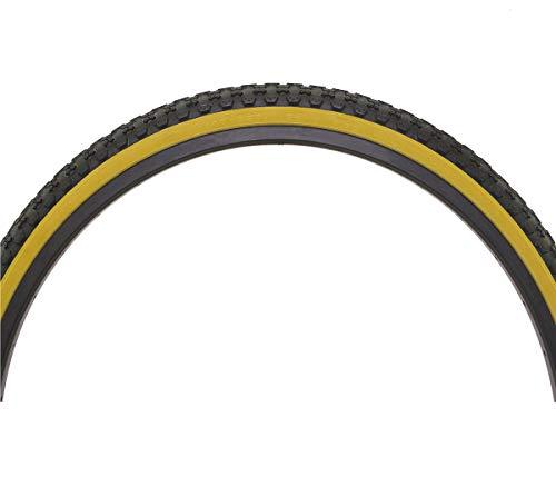 Alta Alta Bicycle Tire Duro 26\" x 1.75\" Bike Tire Comp 3 Tread, Multiple Colors (Black/Gum Wall)