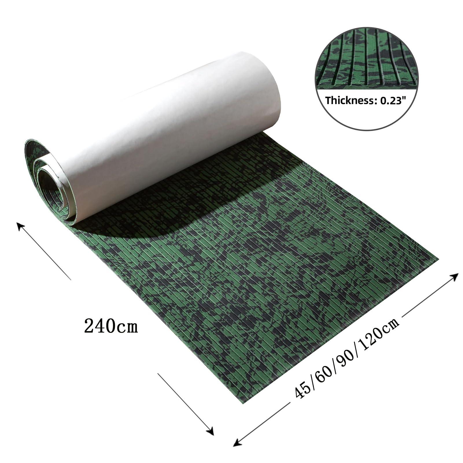 WKXTECZT WKXTECZT Boat Flooring EVA Foam Boat Decking Marine Flooring Camo Brushed Non-Slip Self-Adhesive Boat Carpet for Motorboat Yacht Kayak RV Swimming Pool,C,240X60CM