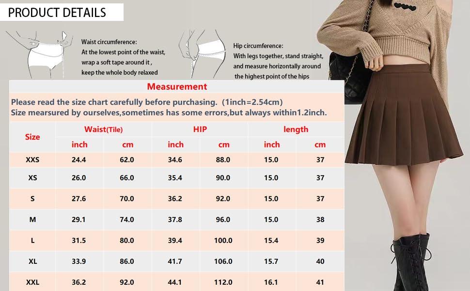 ZHANCHTONG ZHANCHTONG Women\'s High Waist A-Line Pleated Mini Skirt Short Tennis Skirt (Royal Blue, XL)