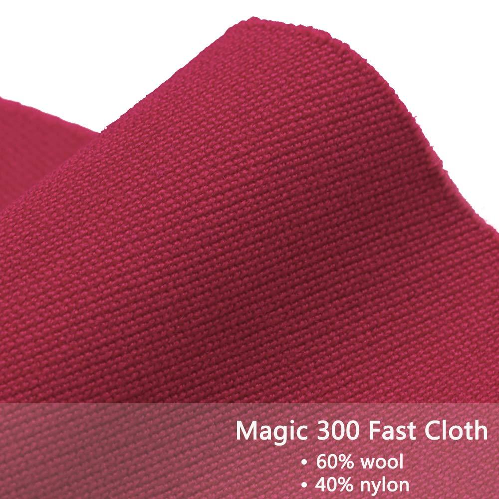 Boshen Boshen Worsted Blend Billiard Cloth Pool Table Felt Fast Speed for 7\' 8\' 9\' Pool Table Pre Cut Bed & Rails