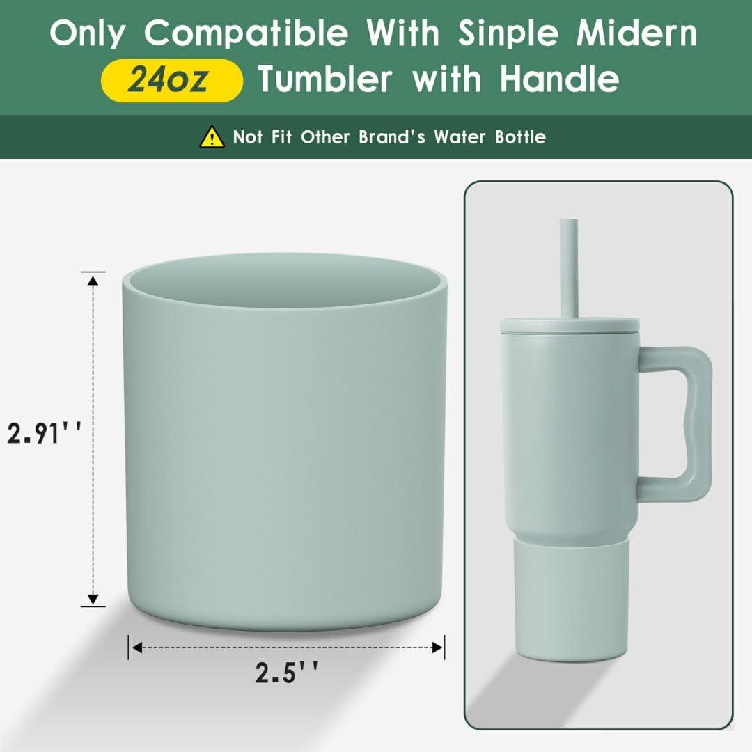 BKBY BKBY Silicone Boot Compatible with Sinple Midern 24/30/40 oz Tumbler Trek Collection, Protective Anti-Scratch Bottle Bottom Sleeve Cover Compatible with Sinple Midern Trek Collection