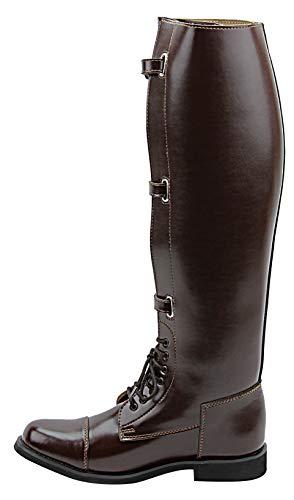 Hispar Hispar Mens Man Stallion Field Horse Riding Boots Stylish Fashion Equestrian - Brown 11.5 Wide Calf