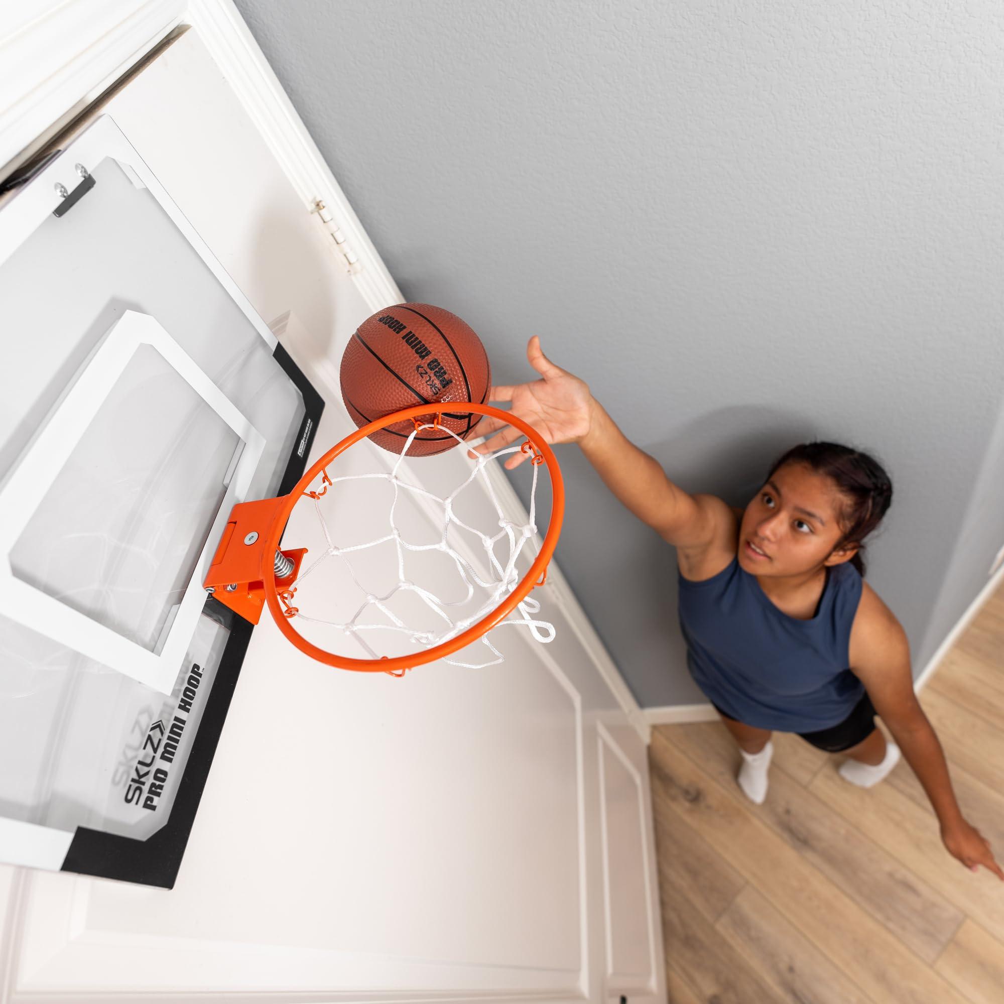 SKLZ SKLZ Pro Mini Hoop 5-Inch Rubber Basketball, Orange