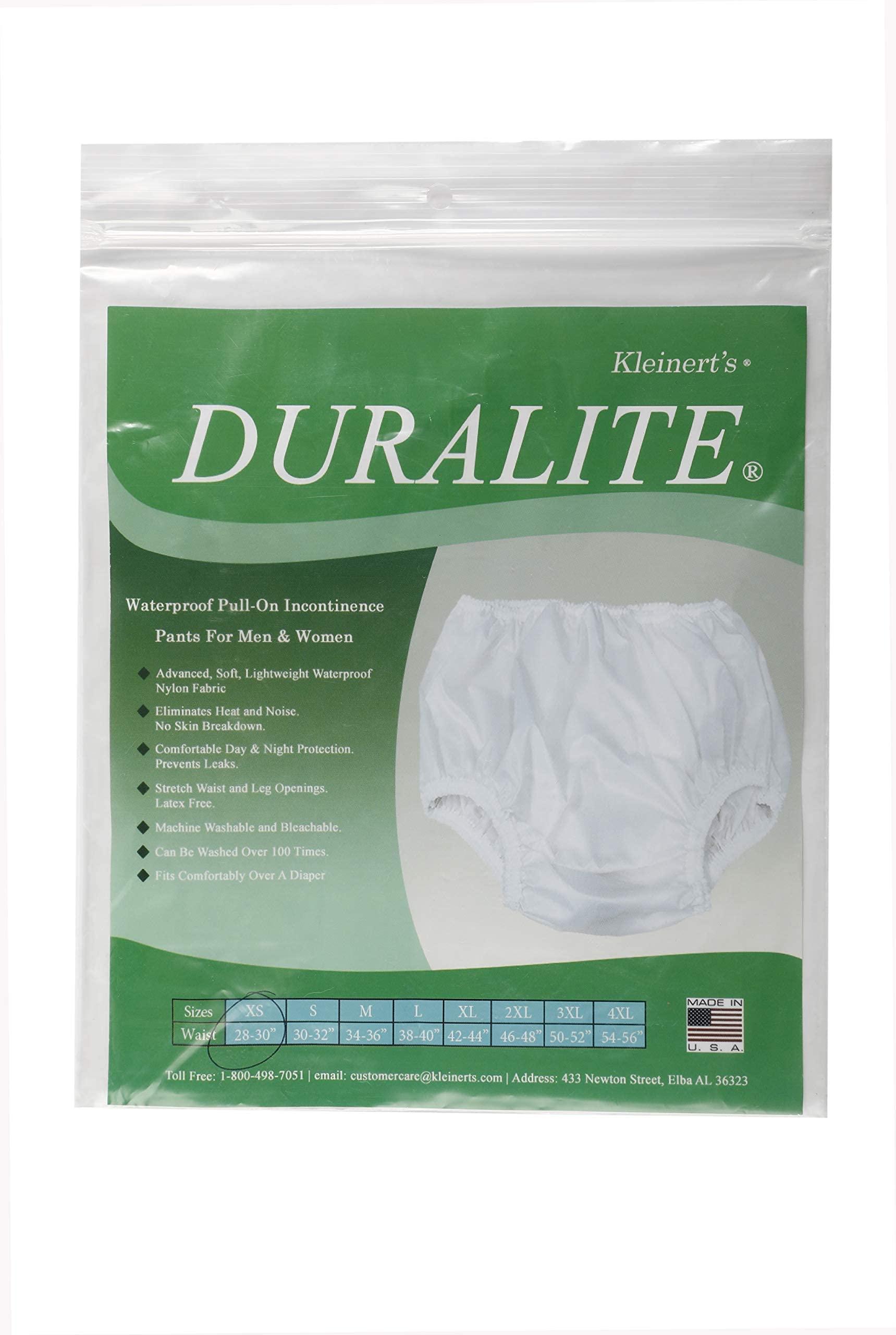 Kleinert\'s Kleinert's Duracool Incontinence Leak-Protection, Washable Pull-On-Cover Pant, Advanced-Duralite-Cool-Lightweight (XXX-Large-White)