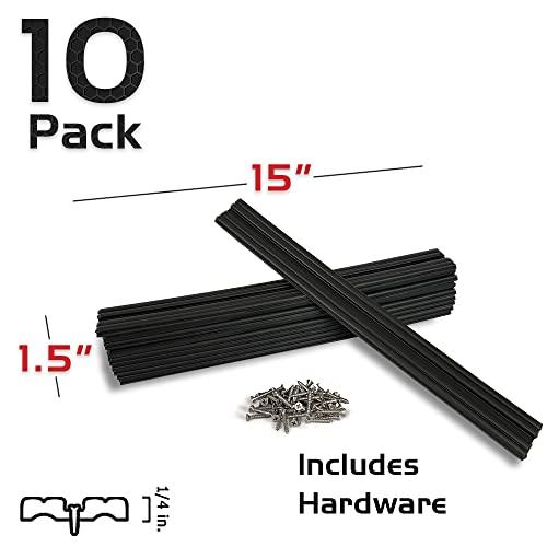 Caliber Caliber 23030 Marine Slides - 1-1/2" x 15", Black