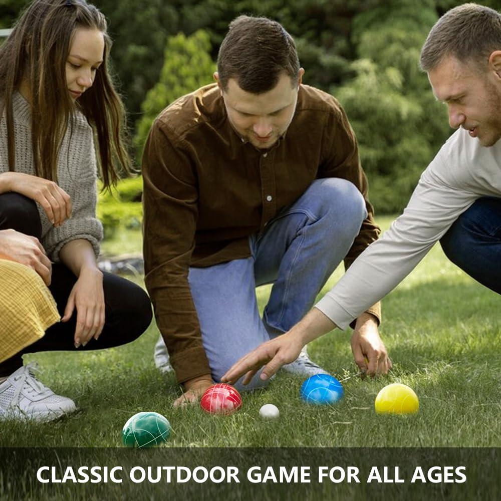 Aivalas Aivalas Bocce Pallino Ball, 40mm White Pallino Ball for Bocce Ball Game, Bocce Pallino Balls Replacement