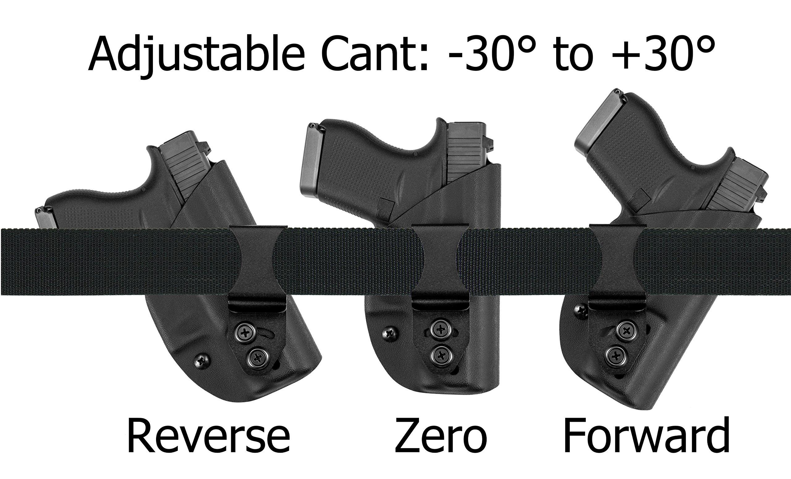 Vedder Holsters Vedder Holsters LightTuck IWB Kydex Gun Holster Compatible with Glock Models (Left Hand Draw, Glock 47 MOS)