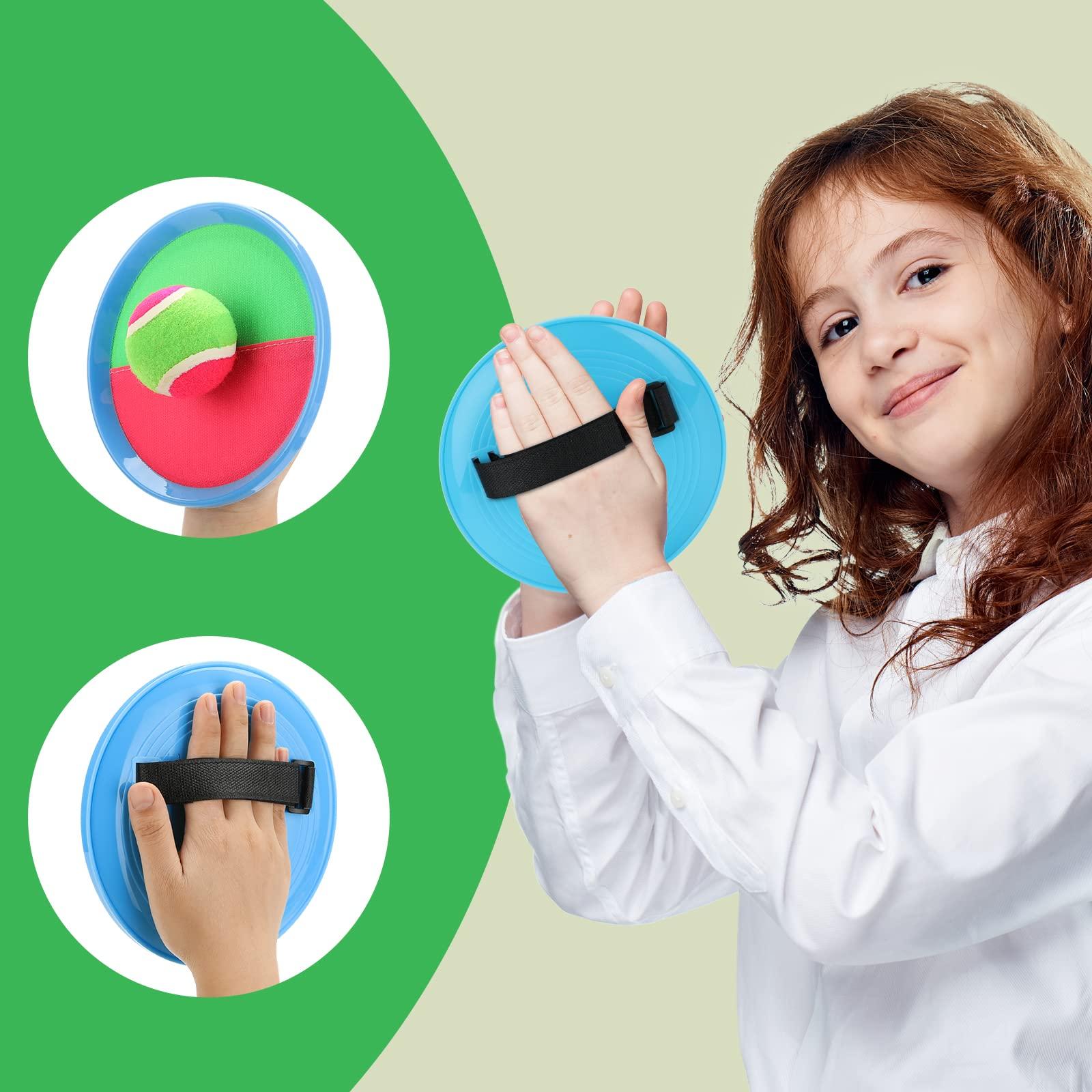 Mxiutery Toss and Catch Ball Game Set,Outdoor Games Toys, Playground Balls, Beach Games Set,Summer Toys for Kids Ages 4-8, Perfect Kids Toys Sets,Playground Sets for Kids