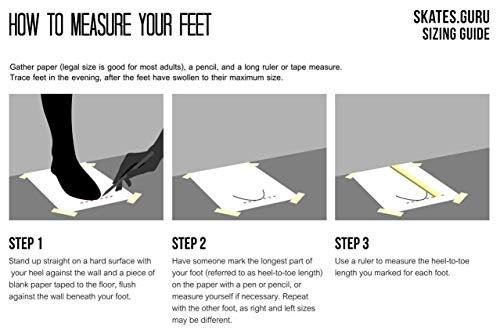 SKATE GURU Jackson Ultima Softec Vista ST3200 Figure Ice Skates for Women/Color: Navy + Bag and Skate Guards, Size: Youth 12 Bundle with Guardog Skate Guards, Jackson Skate Bag JL350