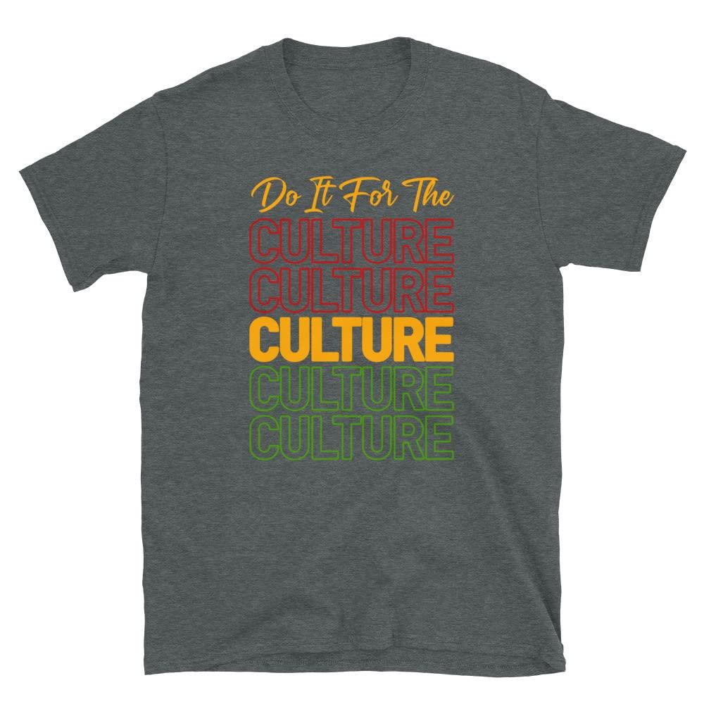 NineFit Basics Rasta t Shirt, for The Culture, Rastafarian, Jamaica, Reggae Unisex T-Shirt Dark Heather