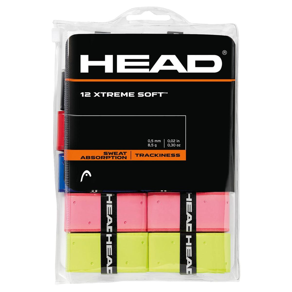 HEAD HEAD Unisex Adult\'s 12 Xtremesoft Grip Tape, Mixed, Standard Size