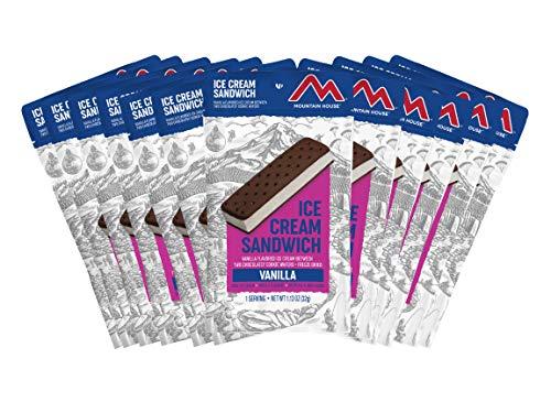 Mountain House Mountain House Vanilla Ice Cream Sandwich | Freeze Dried Backpacking & Camping Food | 12-Pack