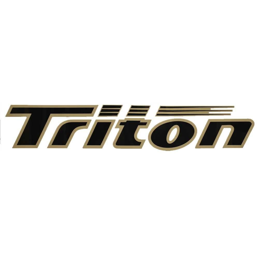 NineFit Basics Triton Boat Emblem Logo Decal Sticker