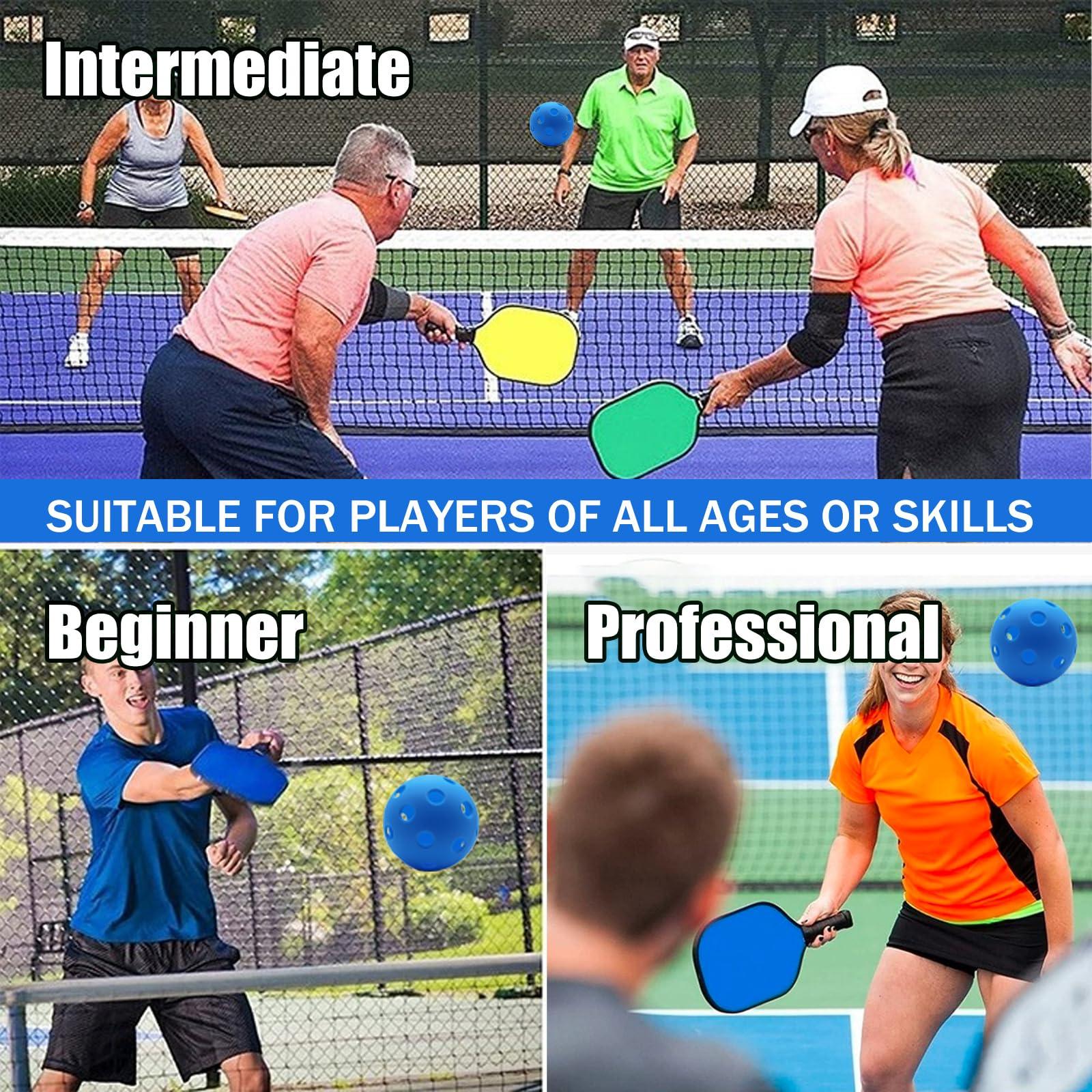 Magicorange Magicorange Pickleball Balls, 6 Pack USAPA Approved 26 Holes Indoor Pickleballs, High Elasticity & Durable Pickle Balls (Orange, 26 Holes)