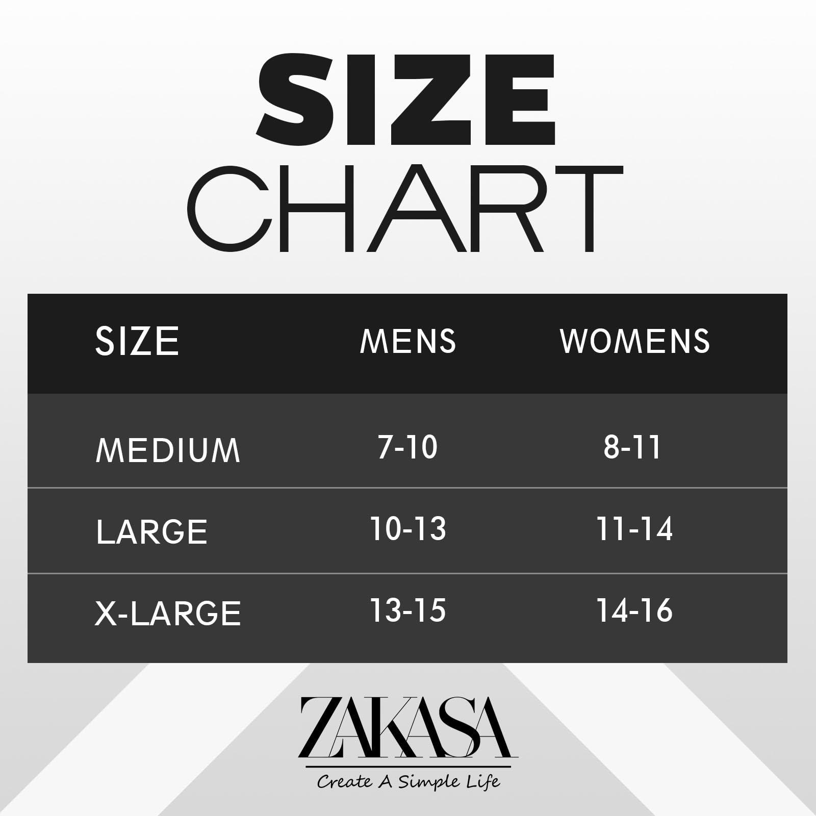 ZAKASA ZAKASA Non Slip Grip Socks - Non Skid Crew Grippy Socks for Men Women Anti Slip Gripper Socks for Elderly Hospital Yoga