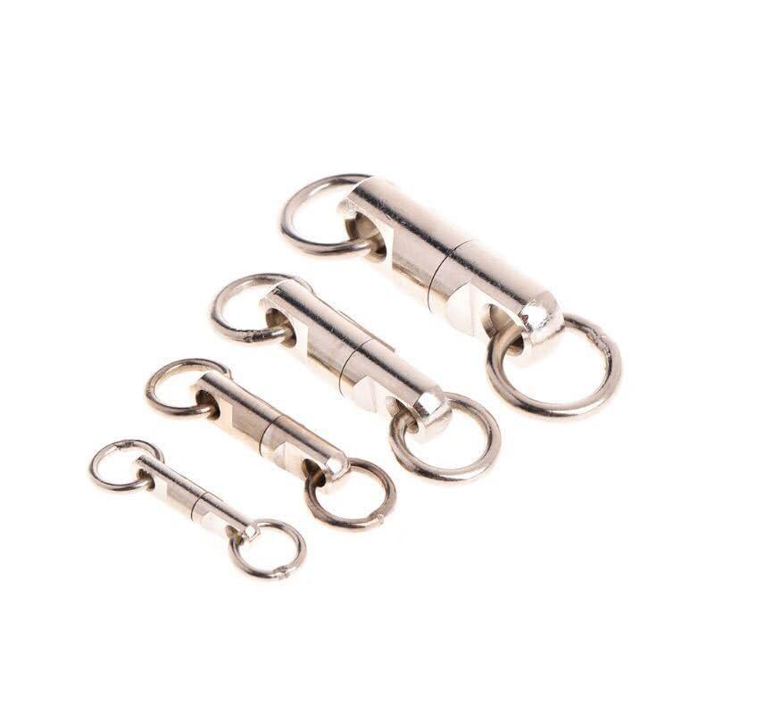 AOHRO AOHRO Pack of 20 Offshore Heavy Duty Swivels Ball Bearings Stainless Steel 100-600Lb (16.3mm 100LB 20pcs)