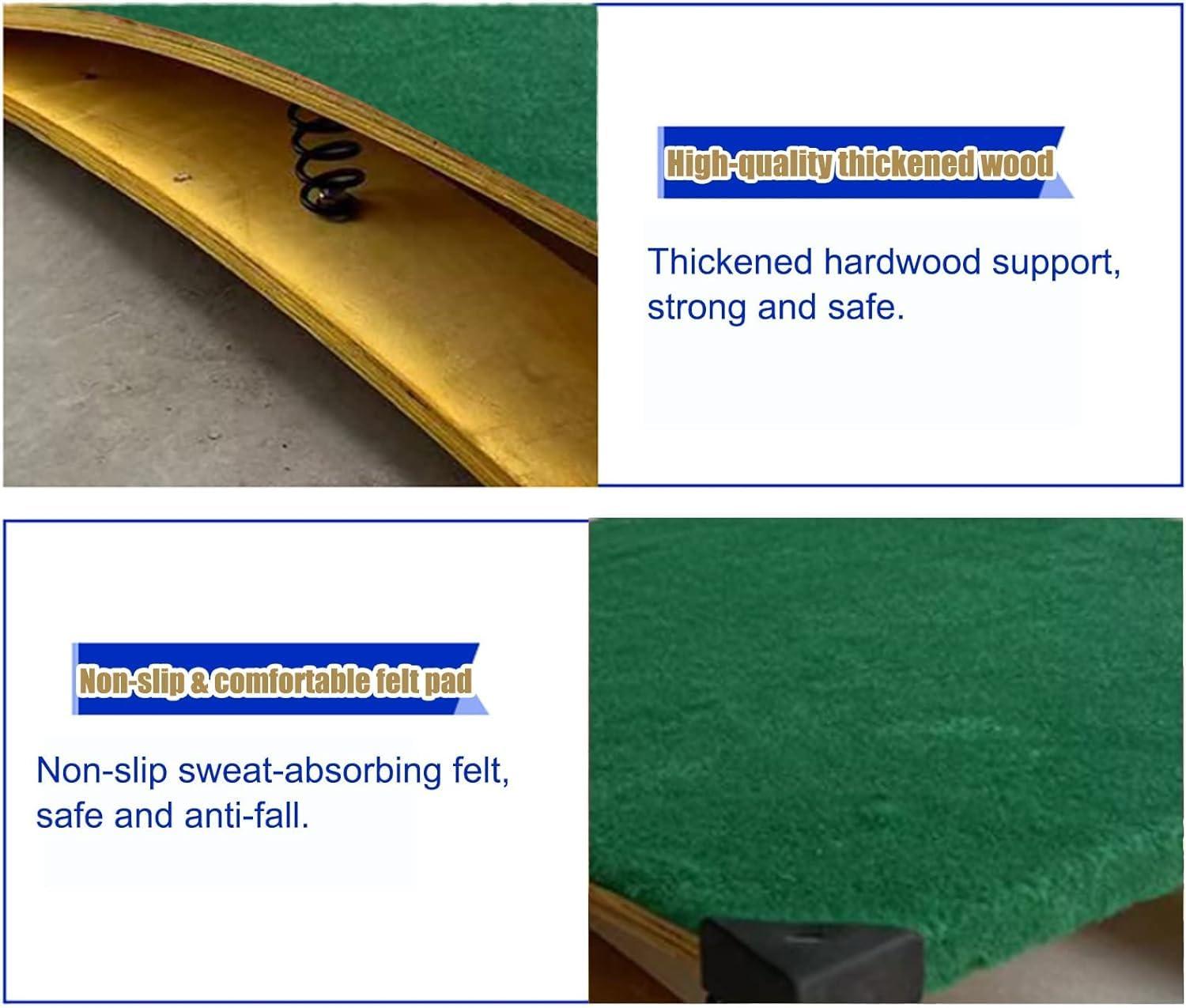 YIYHFKM Junior Gymnastics Springboard,Gymnastics Springboard for Adults and Kids,Big Kids Junior Gymnastics Springboard Heavy Duty Vault Spring Board for Kids for Vault Home Vault Mini Trampoline