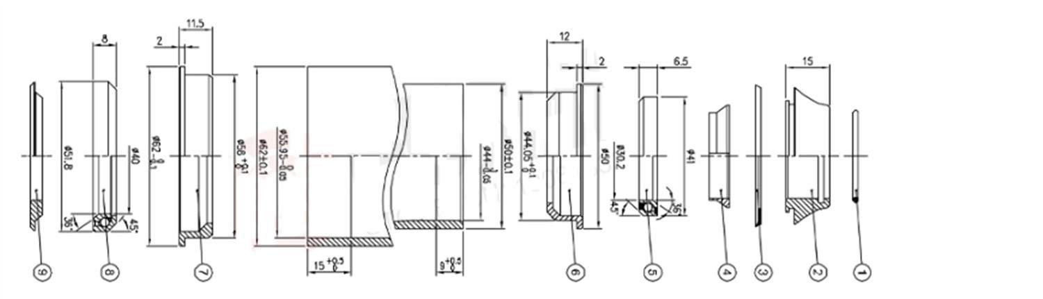 WAAZVXS WAAZVXS WEIWEIBEIER Bike Headset Bearings 2PCS 30.5 * 32.7 * 39.7 * 40 * 41.8 * 47 * 48.9 * 7 * 8 * 6.5 36/36 36/45 45/45 ACB Road Angular Contact Bicycle Bearing (Size : A 32.2x38x6.5 36x45)