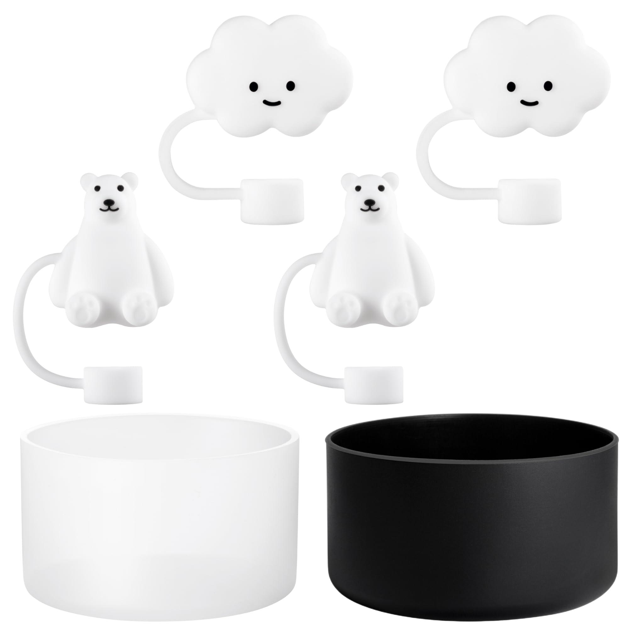 LONPARRY LONPARRY 6 Pack Set for Stanley Cup 2 Pack Silicone Boot+4 Pack Silicone Straw Cover for Stanley Tumbler 40 30 oz